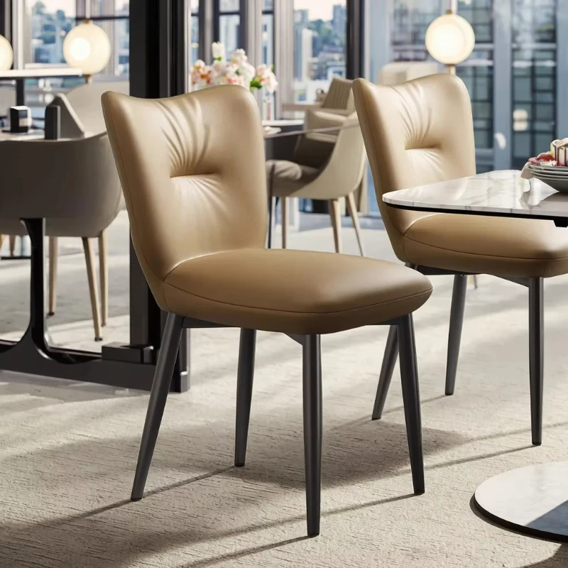 

Modern dining chair chrome finish environmentally friendly durable portable home office hotel