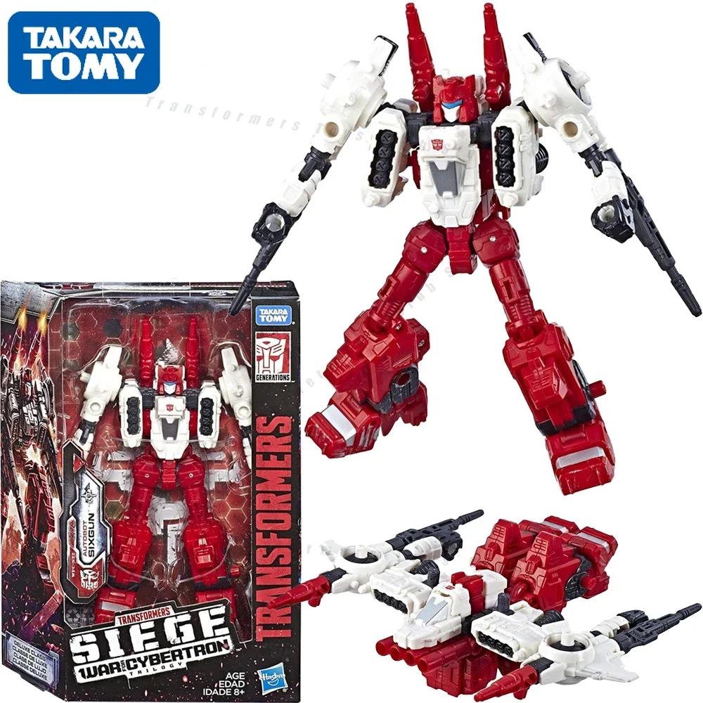 In Stock TAKARA TOMY Transformers Generations War for Cybertron WFC-S22 Six-Gun Deluxe Action Figure Collection Model Toys Gift