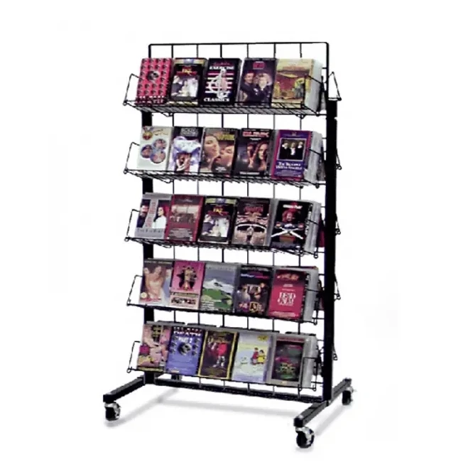 Custom Double Sided Cd Dvd Display Rack