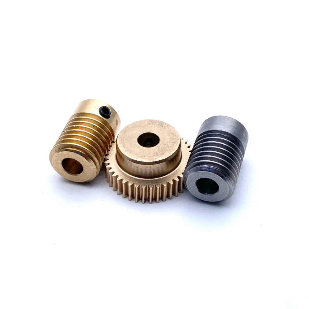 0.5M 1:20-1:100 Turbine Worm Gear 20/30/40/50/60/50/100 Teeth Precision Accessories