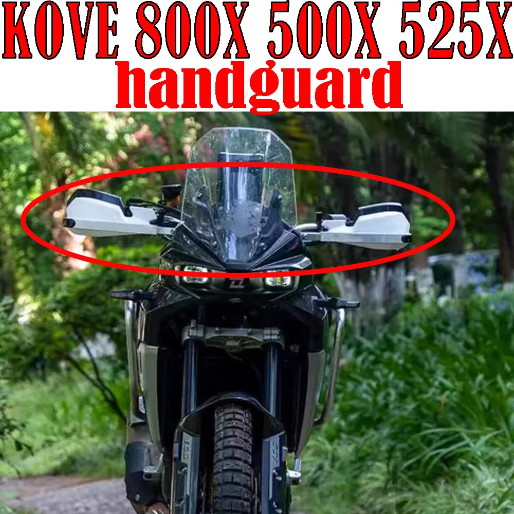 Fit KOVE 800X 500X 525X Improved Aluminum Alloy Rod Protection Bow Windshield Protection Bow Cover