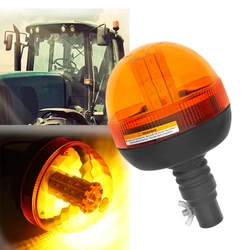 12V-24V 40LEDs Car Flashing Beacon Rotating Warning Light Emergency Strobe Lamp Beacon Forestry for Tractor Truck