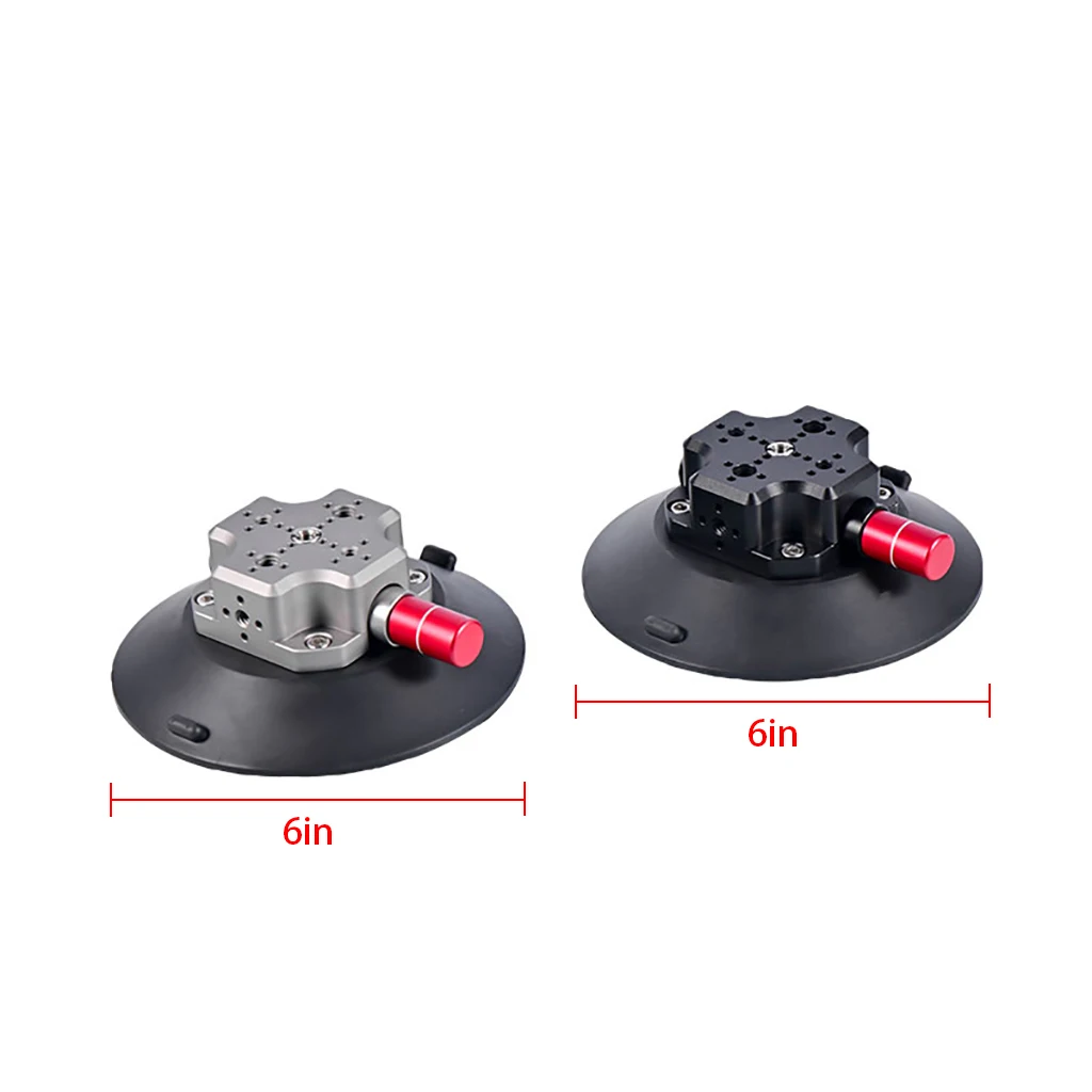 Handpumpe Vakuum Saugnapf 1/4 "3/8" ARRI Ortungsloch Kamera Stabilisator Halterung für GoPro DJI LED Auto Auto Lampe Ständer Halterung – Detail 12