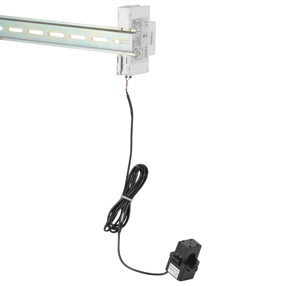 Acrel 35mm Din Rail 45-65Hz LCD Display 1-Phase 2-Wire Rs485 Modbus-RTU Energy Meter With Split Core CT