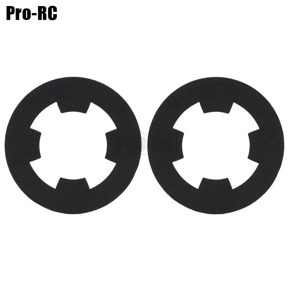 2 pçs 72131 1mm almofada de embreagem chinelo preto para rc rastreador carro hpi 1/10 corrida selvagem fluxo hp aço spur engrenagem conjunto 47t std 4.6 5.9