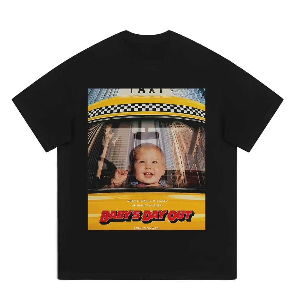 

Лидер продаж, мужская футболка с короткими рукавами «Один дома», летние новые товары, топ, женская повседневная одежда, праздничные подарки