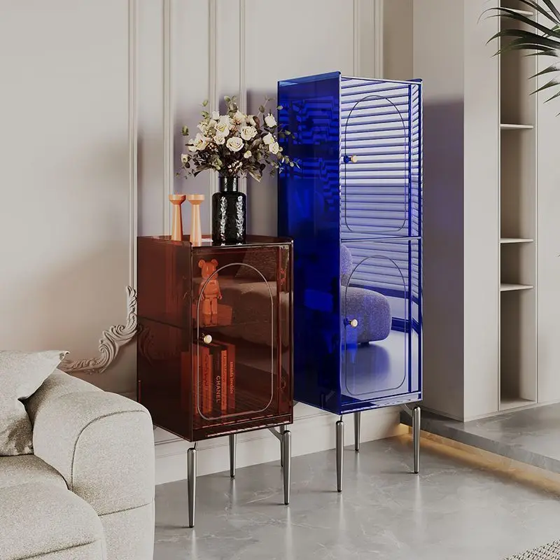 cabinet, acrylic sideboard, entrance sofa sideboard, light luxury bookcase, storage cabinet, figure cabinet