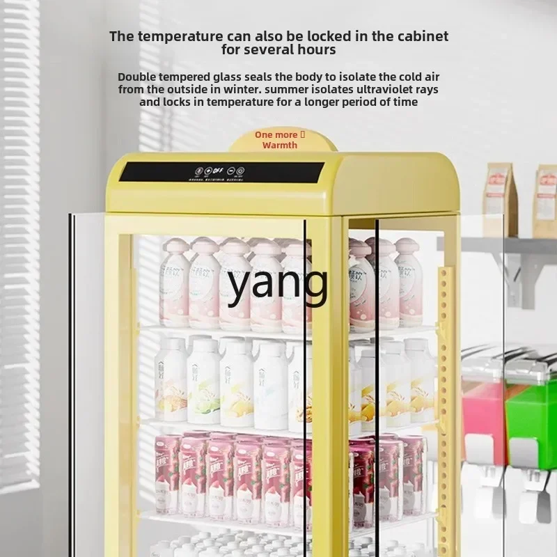 CX  hot drink cabinet beverage heating winter drink insulation display cabinet