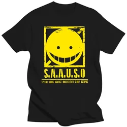 Koro Sensei Assassination Classroom Men's T Shirts Ansatsu Shiota Nagisa Class 3-E Vintage  Shirt Short Sleeve T-Shirt vintage