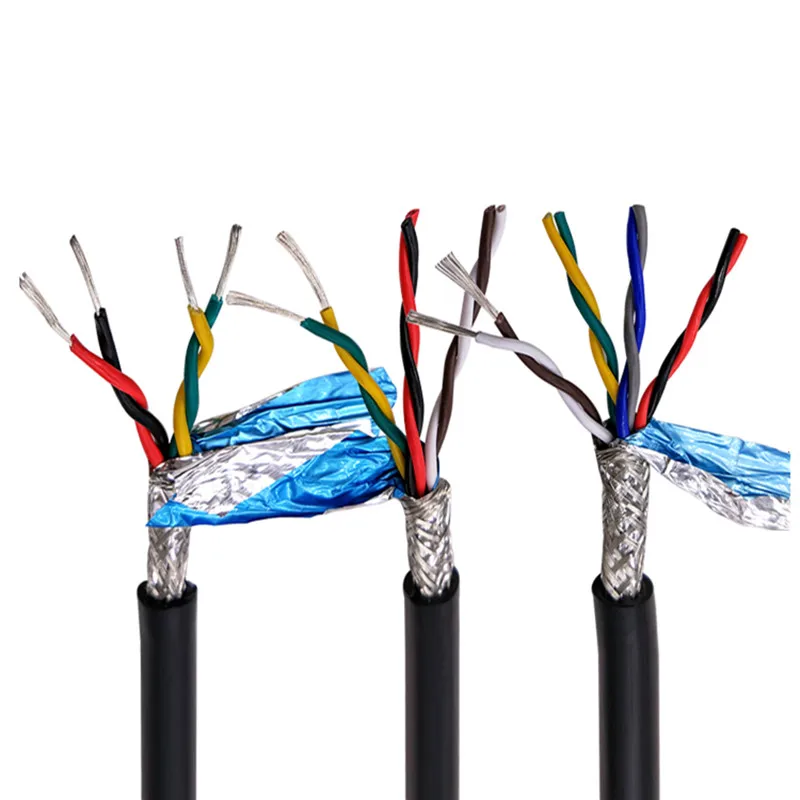 1 м 26AWG 24AWG 2-ядерный 4-ядерный 6-ядерный 8/10/12/14/16 сердечник 485 кабель для связи RVSP из чистой меди