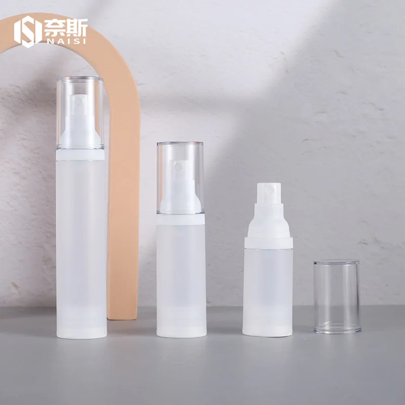 20 30 50ML Spray Bottle Portable Cosmetic Packaging Bottle PP Desktop Frosted Spray Vacuum Bottle Dispenser Bottle  Container