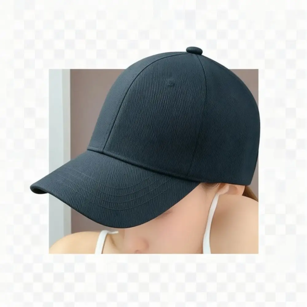 Short Bob Wig Baseball Cap Synthetic Hair Extension Natural Style Headwear For Women Daily Fashion Styling Accessory