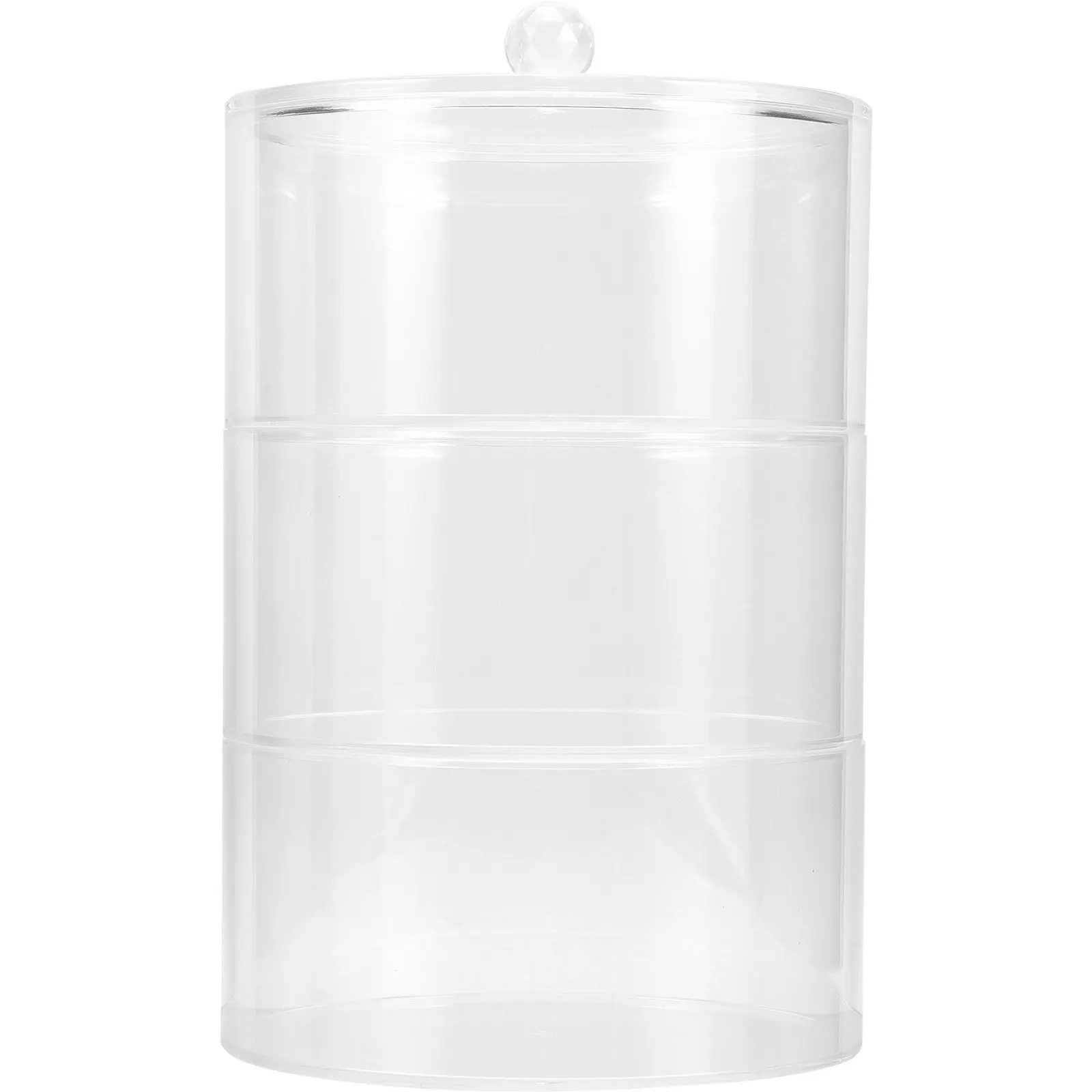 

Multi-Layer Transparent Belt Storage Box Stackable Plastic Jewelry Organizer Case Desktop Display Holder for Watches Rings