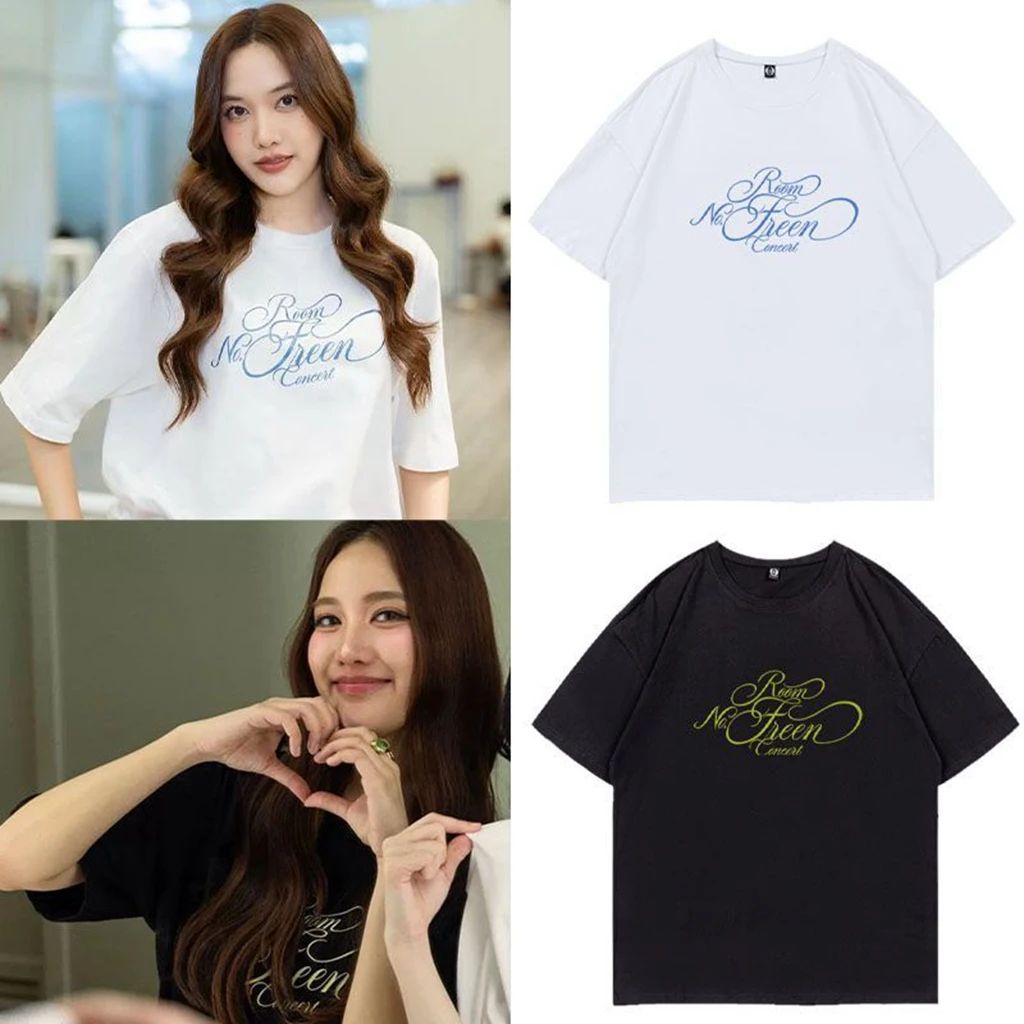 2026 Star Same T-shirt TOP PHOTO Thai Star Freen Concert TShirt Shirt Pullovers Women Korean Style summer Oversized Tshirt