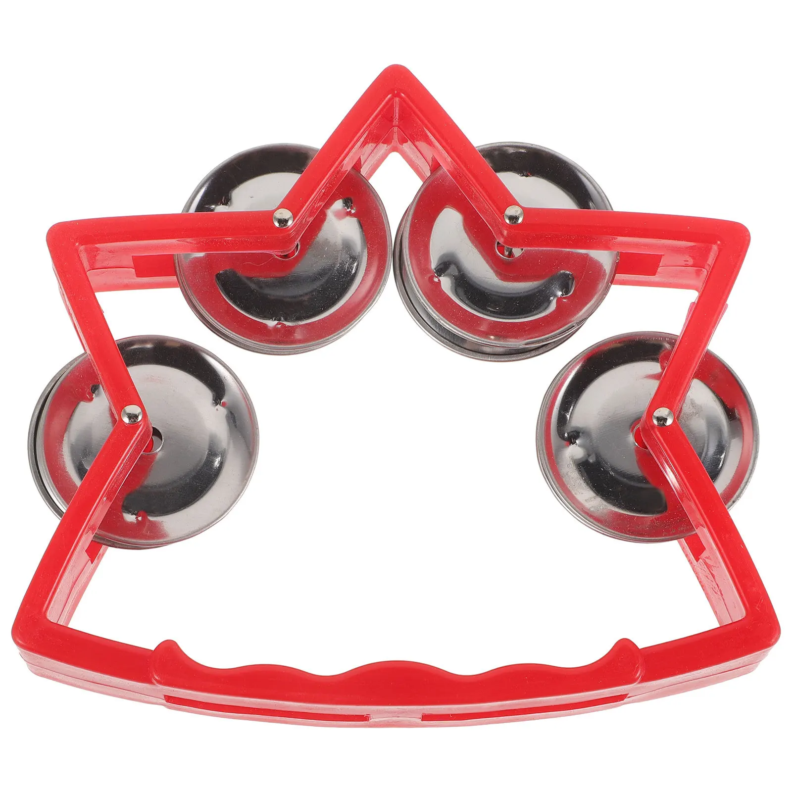 음악 교육용 휴대용 타악기 탬버린 벨 악기 어린이 조기 학습 발달 손 조정