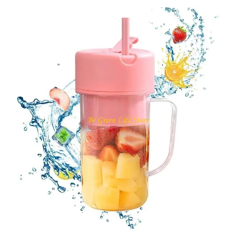 M7DF 휴대용 주스 컵 휴대용 블렌더 충전식 과일 과일 믹서 전기 쉐이크 컵 귀여운 블렌더 여행