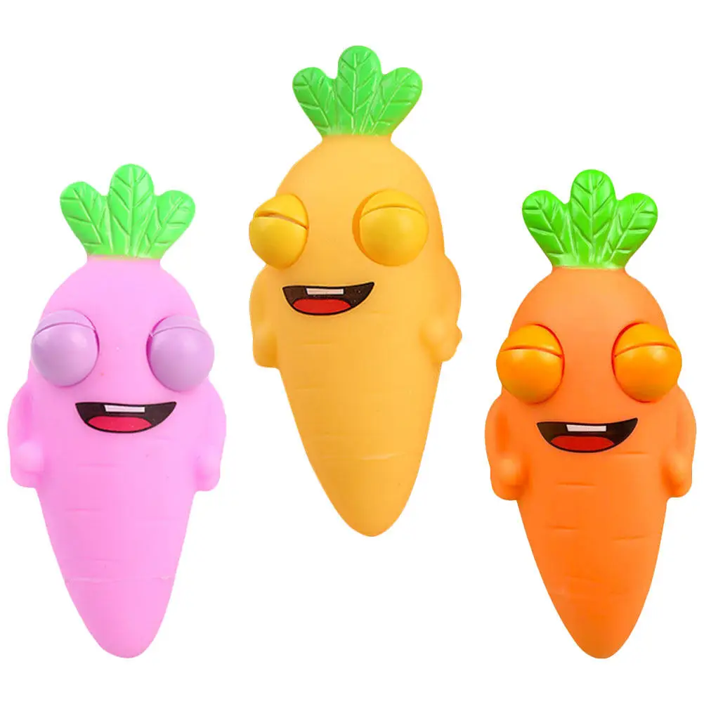 

Stress-relieving Toy Carrot Pinch Novelty Play Hand Sensory Fun Hanging Toys Calming