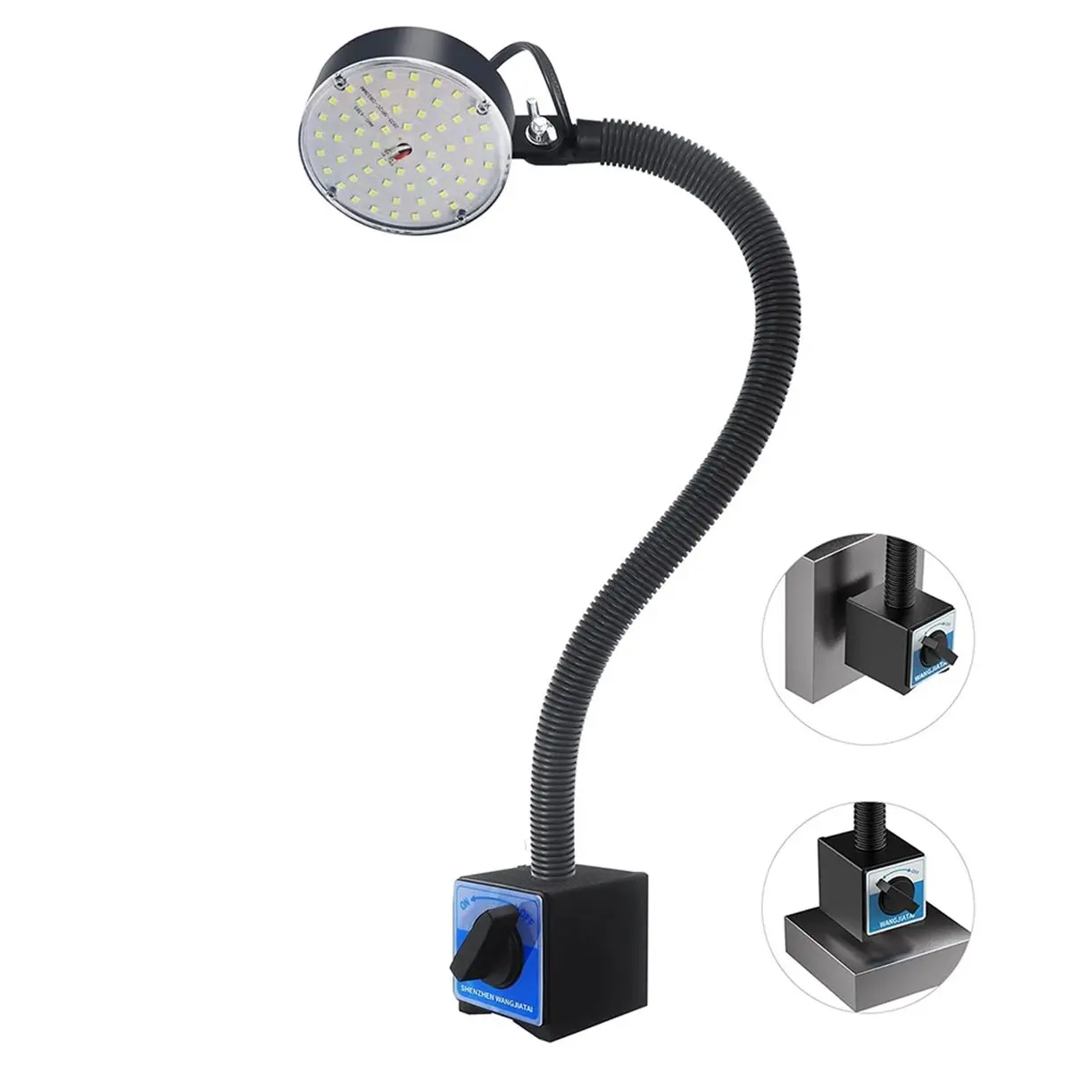 AA19 Magnetic Work Light, LED Machine Light, Work Light with Flexible & Magnetic Base, Shop Tool Lamp for Lathe EU Plug