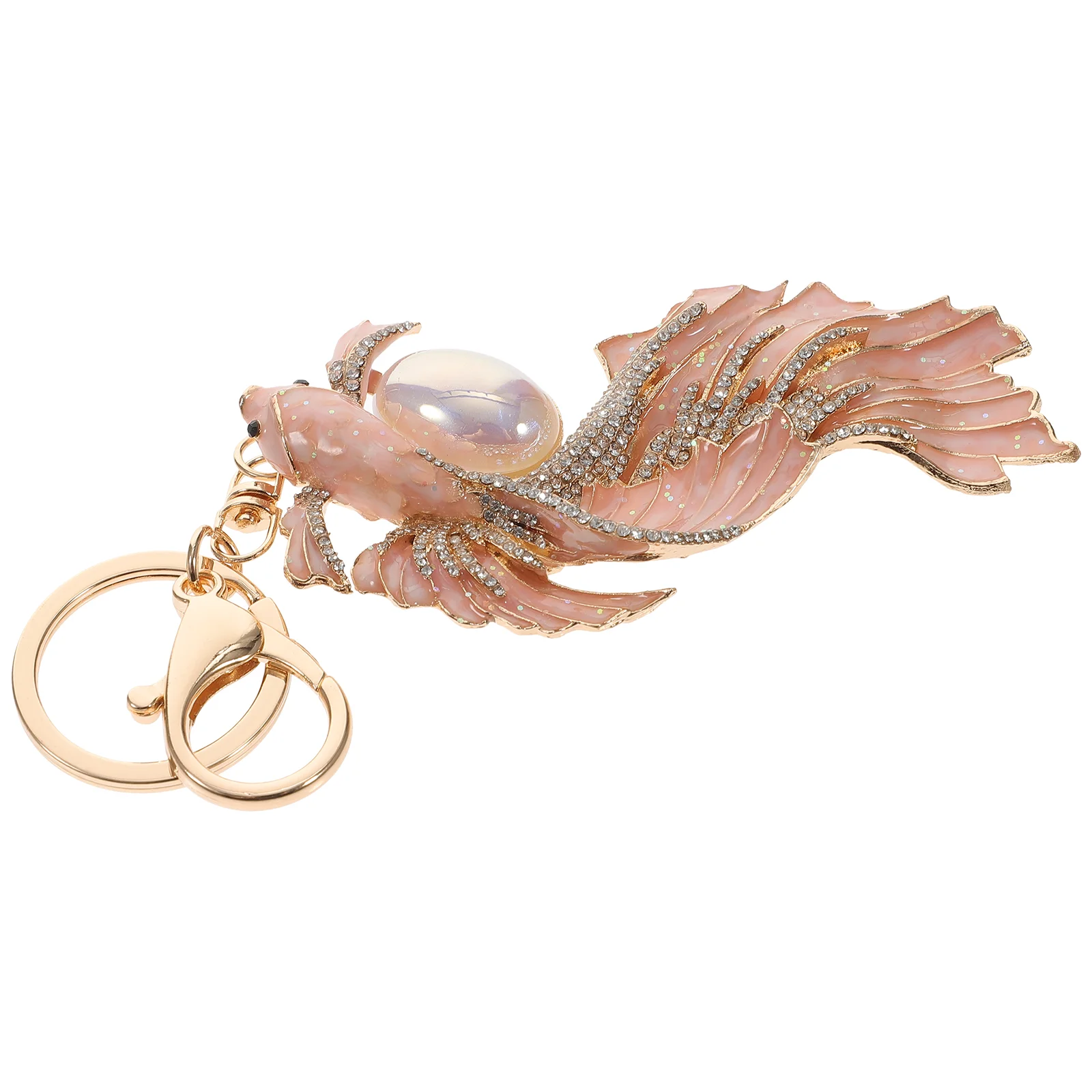 

Wallet Goldfish Keychain Miss Purses Chains Women Metal Bag Accessories Charm Shaped