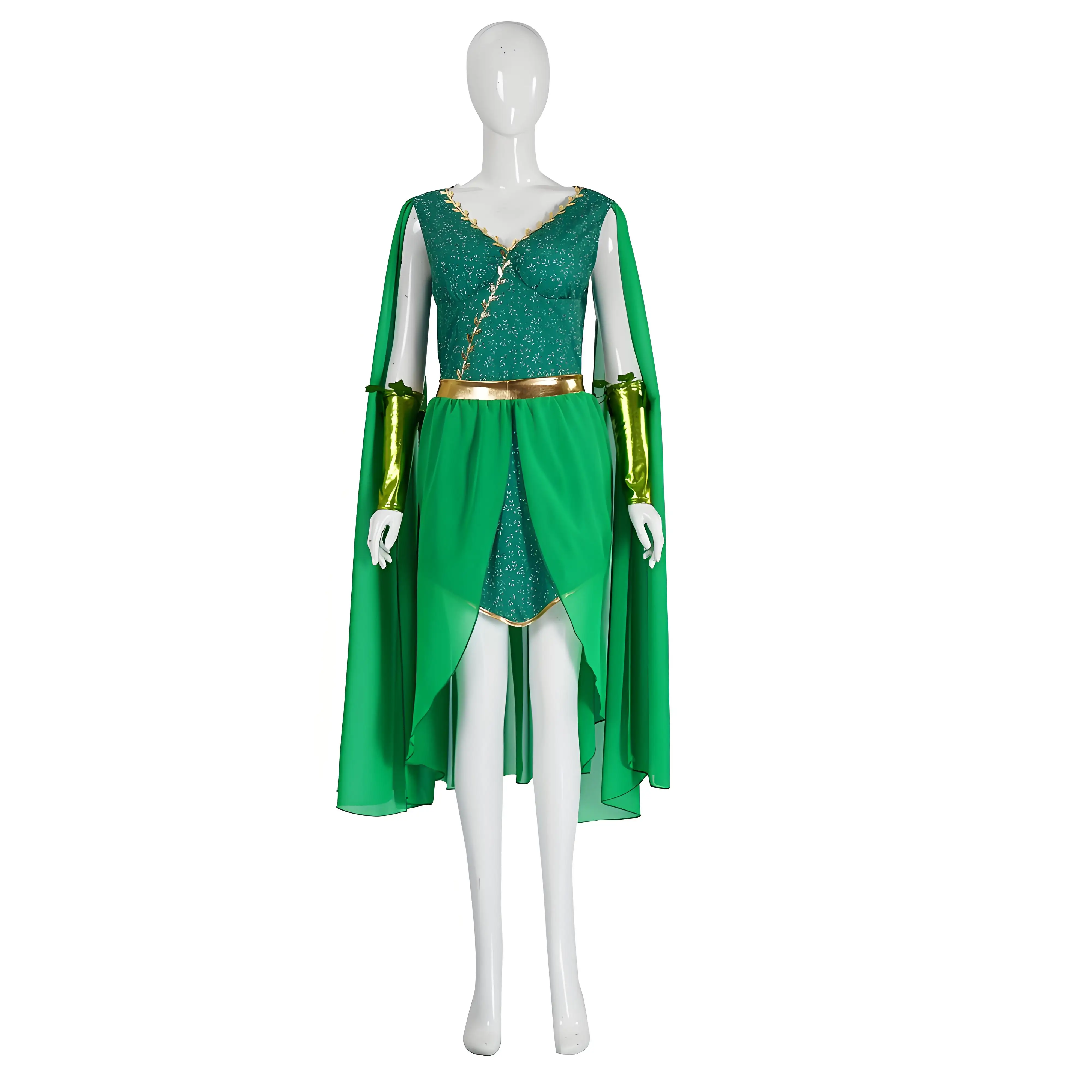 

Movie Green Poisoned Pamela Costume Girls Woman Lillian Isley Dress Halloween Carnival Party Clothes