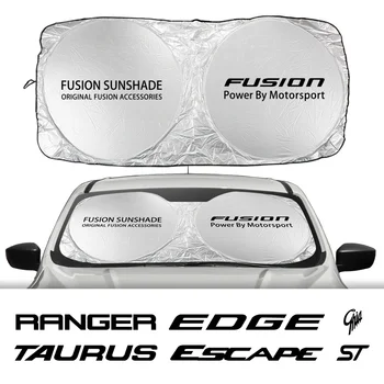 Ford Fusion Ranger Edge Mondeo Escape ST Shelby Taurus 앞유리 파라솔용 자동차 앞 유리 쉐이드 커버, 자동차 액세서리 