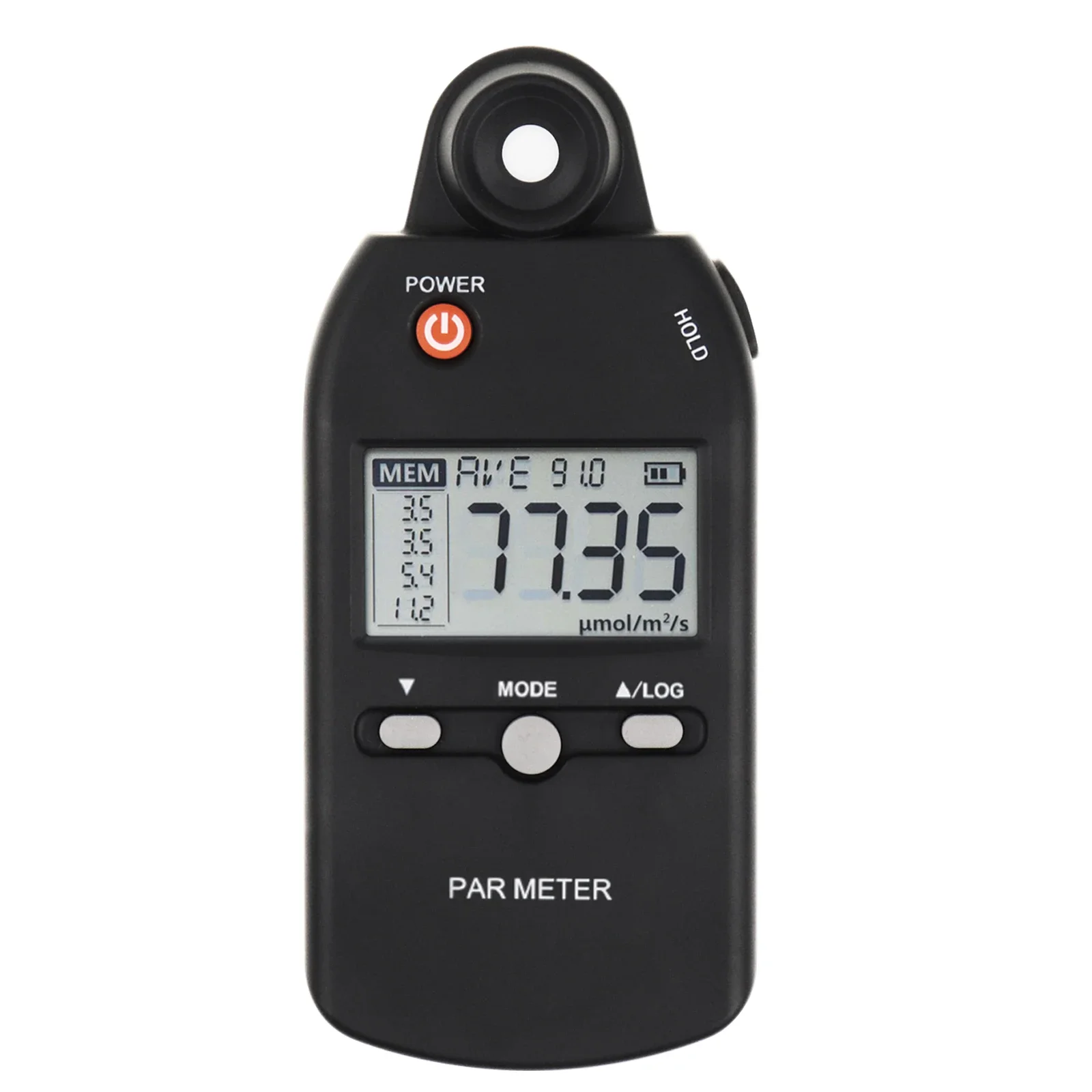 Handheld Light PAR-meter Volledig spectrum PPFD Fotosynthetische activiteitsmeting Analyzer Binnen Buiten Plantengroei