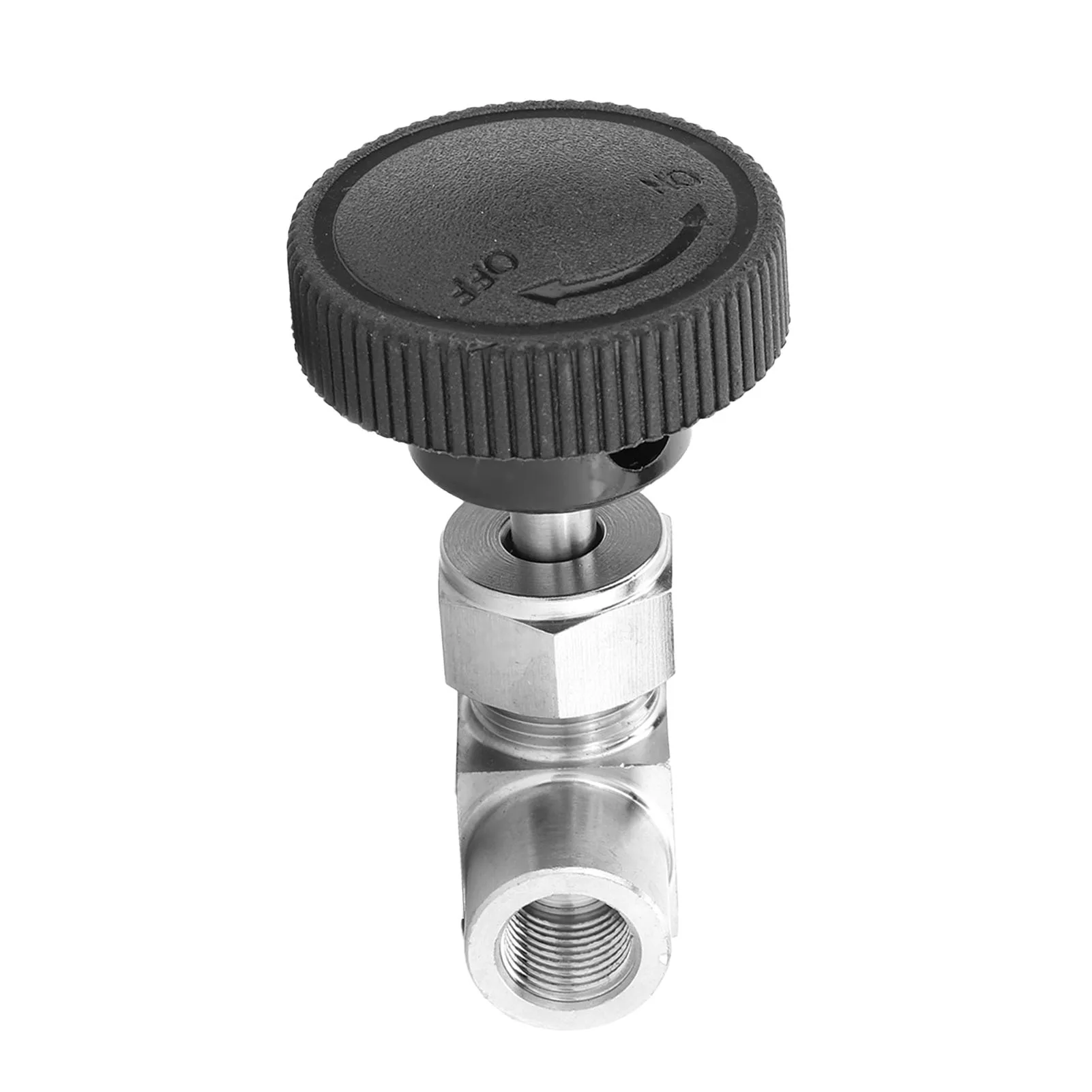 304 الفولاذ المقاوم للصدأ BSPP أنثى الموضوع صمام كروي مستقيم مناسبة لنقل المياه الغاز النفط الوقود وغيرها من وسائل الإعلام #3