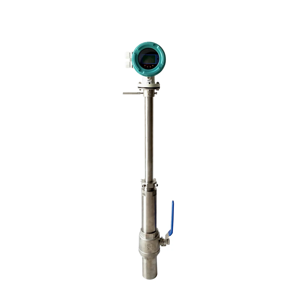 High Accuracy Digital Industrial Electromagnetic Magnetic Flow Meter Variable Area Water Conducting Liquid HLSLD Insertion OEM
