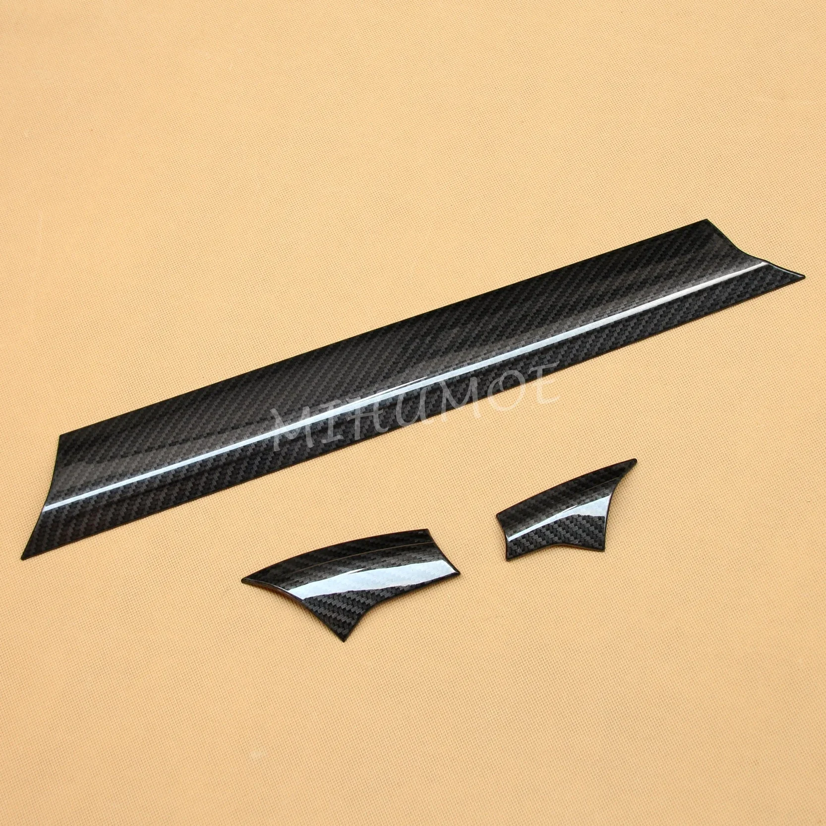 LHD Carbon Fiber Interior Dashboard Cover Strip Trim For Mazda CX-5 KF 2017 2018 2019 2020 2021 2022 2023 2024