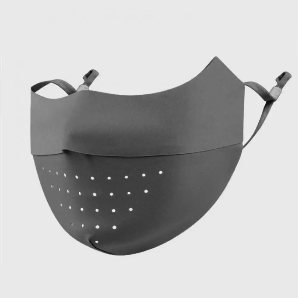 フェイスガード シームレスな通気性のある穴デザイン 日焼け止め 3D スリムデザイン フェイスガード UPF 50 通気性のあるアイスシルク生地 フェイスプロテクター