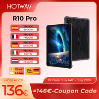 [Ship From Germany] HOTWAV R10 Pro Rugged Tablet 10.1'' HD+ Display 10800mAh Battery Android 14 8GB 256GB 13MP 4G Global Tablet