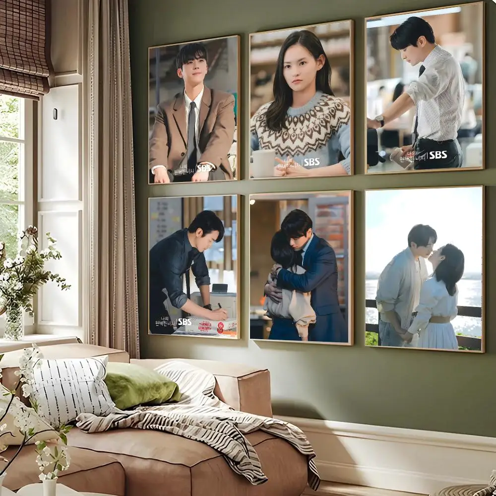 Teleplay Love Scout Poster Self-adhesive Advanced Aesthetic Printing Paper Wall Art For Living Room Home Decor