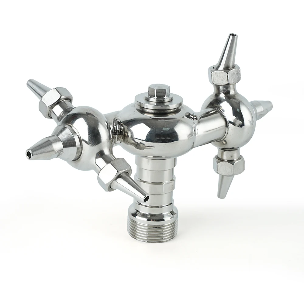 

316L Sanitary Stainless Steel Rotary Spray Ball - BSP Thread CIP Tank Cleaning Nozzle for Brewery, Food & Pharmaceutical Systems