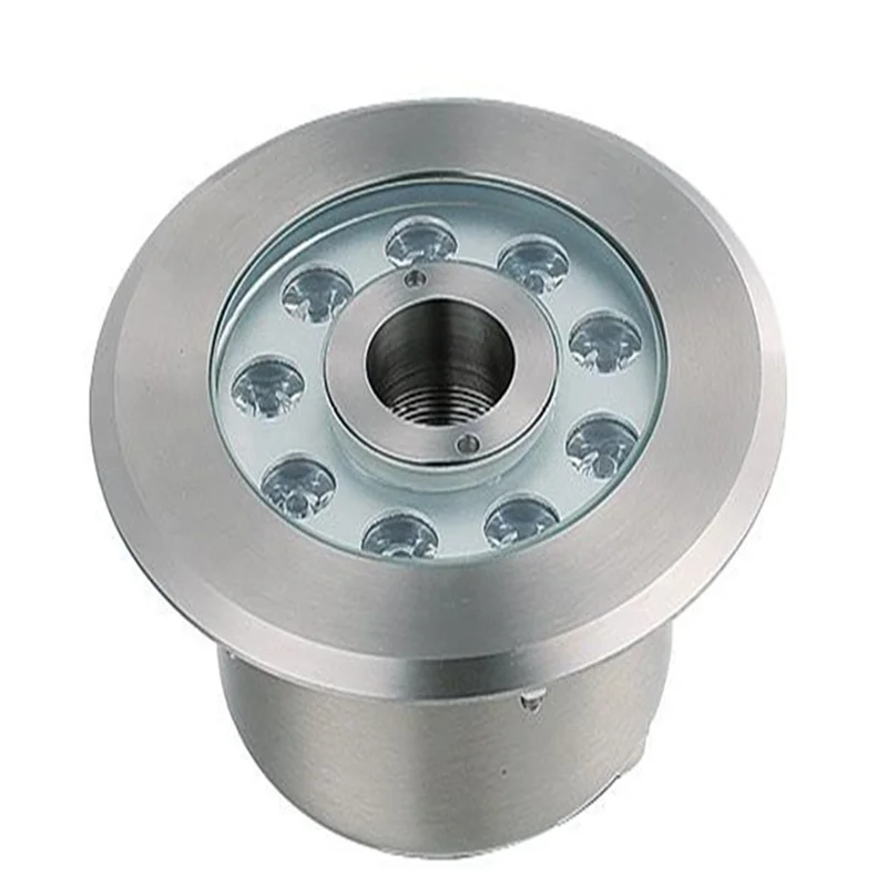 

Refined 304 Stainless Steel IP68 LED Underwater Fountain Spotlight with Clip Fixture