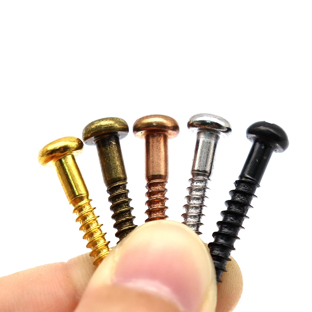 10 Stücke/12 Stücke Schraube ST Stil Gitarre Tremolo Brücke Befestigungsschrauben Für E-gitarre Schrauben Teile – Detail 3