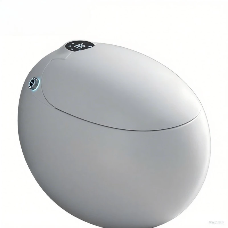 Egg-shaped smart toilet household automatic integrated toilet toilet bathroom egg-shaped toilet bathroom