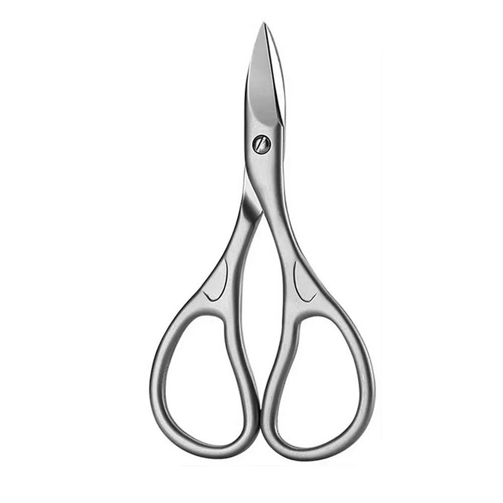 Stainless Steel Nail Clippers Curved Blade Rust Free Nail Cutter Comfortable Grip Ergonomic Design Nail Trimmer Eyebrows