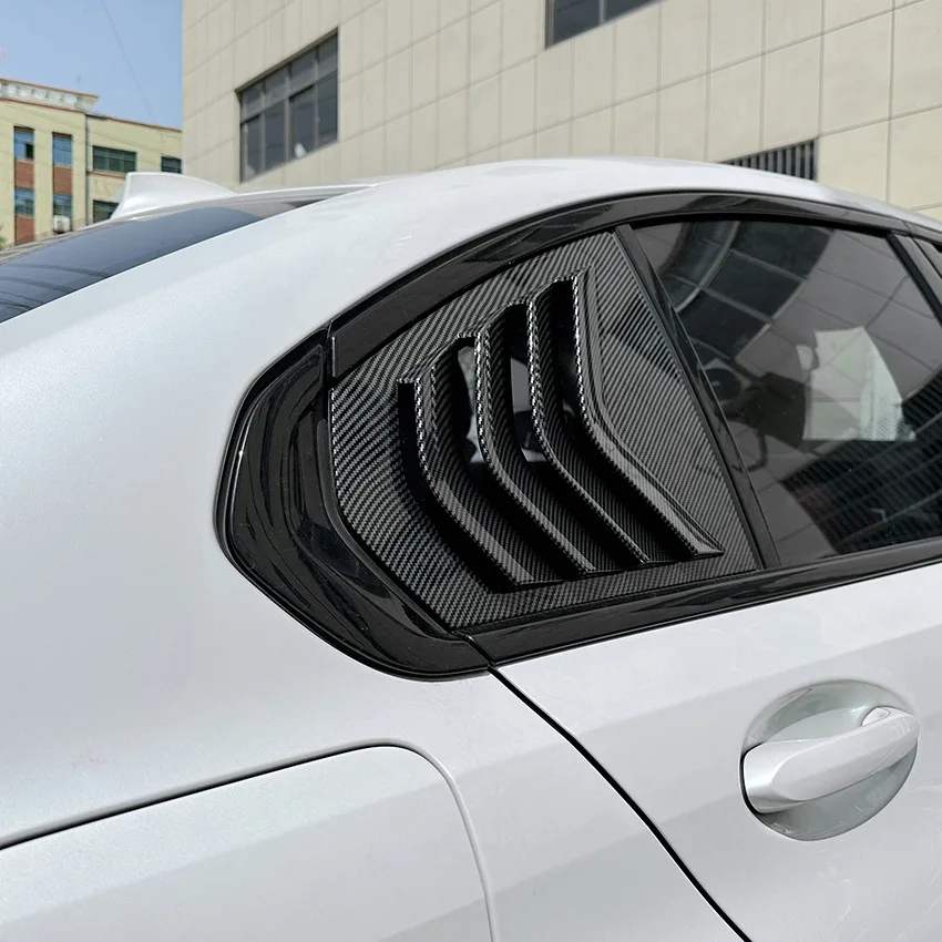 

Car Rear Side Window Louver Air Vents Windshield Decoration Cover For BMW 3 Series G20 320i 325i 330i 2019+