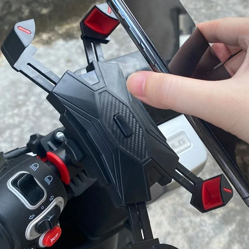 ที่วางโทรศัพท์ขนาดใหญ่สำหรับ iPhone Xiaomi Samsung Huawei ย่อมาจากผู้ถือโทรศัพท์จักรยานไฟฟ้าจักรยานเสือภูเขา