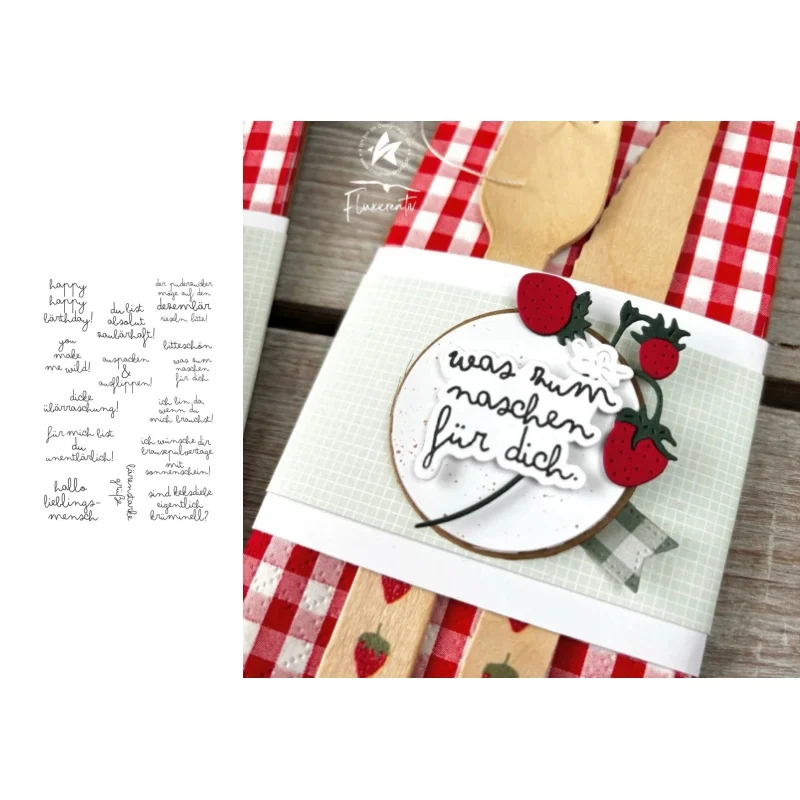 Neues Produkt Vorverkauf Box Eltern-Kind Stanzformen und Stempel DIY Scrapbook Album Dekoration Geprägtes Papierkarten-Set