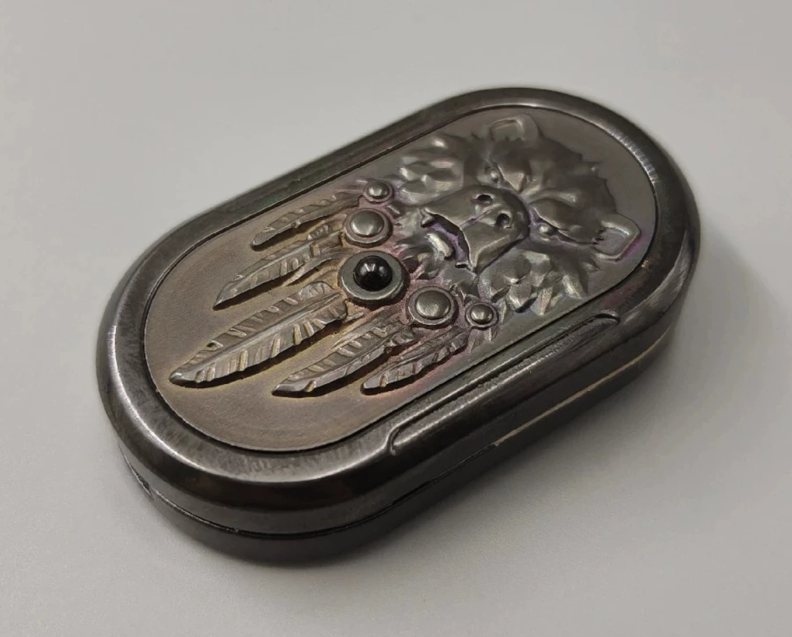 Używana naszywka EDC TK Zirconium Bear Patch+Third Generation Zirconium Dog Body fidget slider Zabawki dekompresyjne