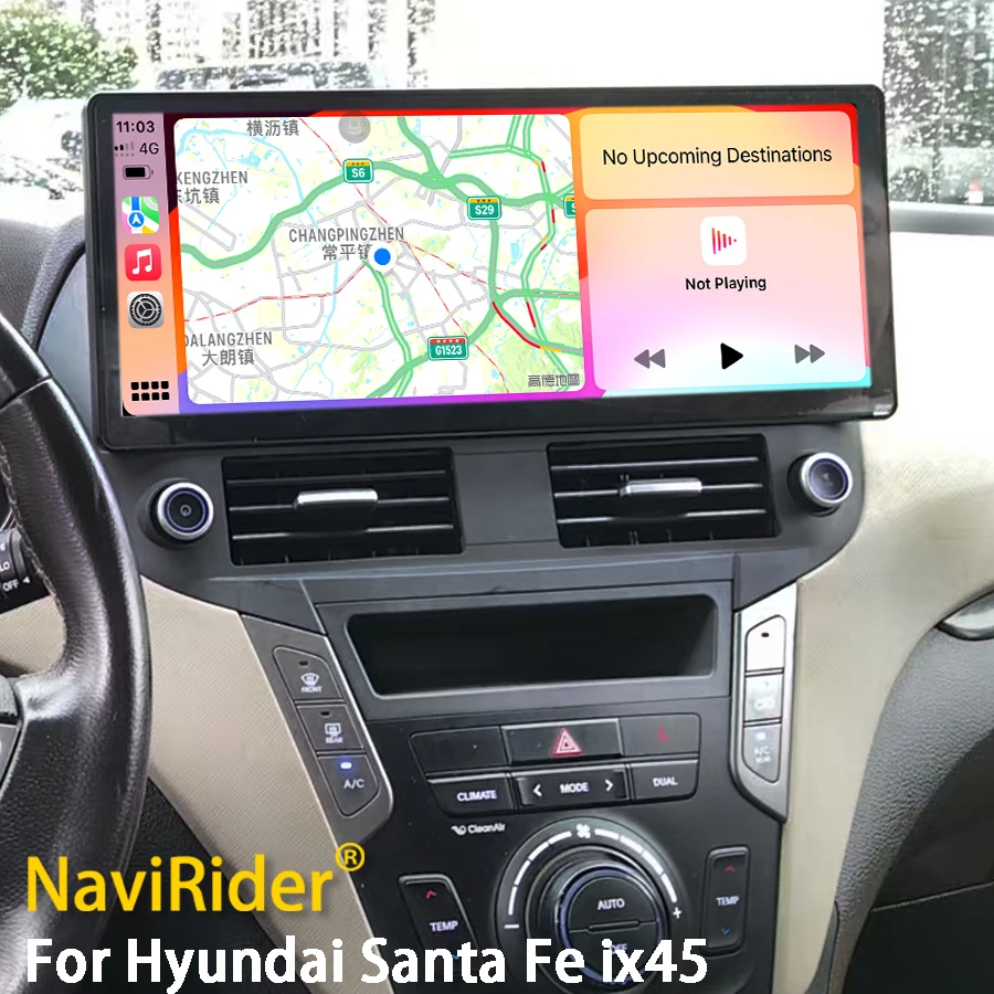 

15.6" Android Car Radio Multimedia For Hyundai Santa Fe ix45 2012-2017 GPS Navigation Video Player CarPlay Screen Autoradio