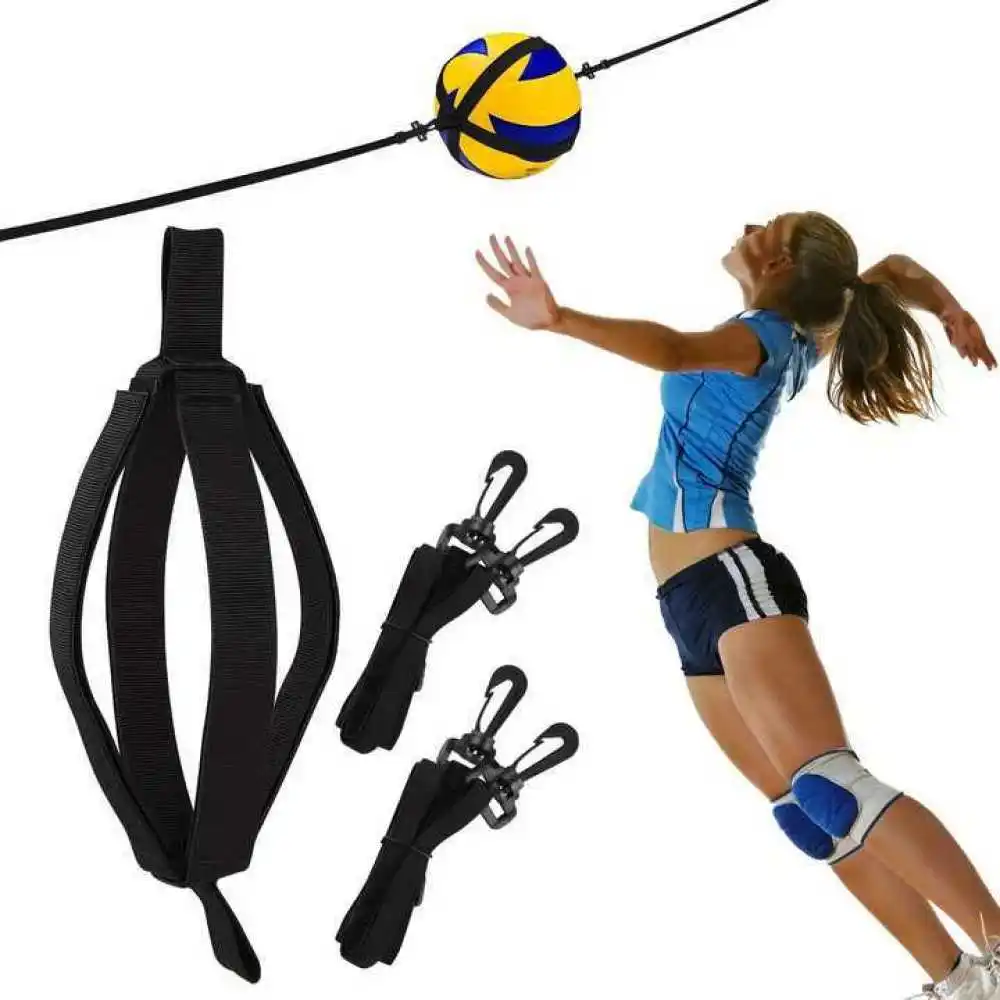 Volleyball Training Belt Solo Spike Practice Aid Jump Enhancement Elastic Strap Adjustable Suspension Cord Sports Exercise