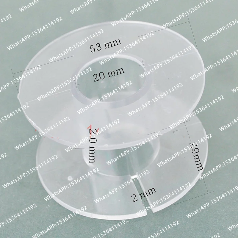 10 Pcs 53*20*29mm Sheet Plastic Bobbin Wire Coil Former FR DIY Speaker Crossover Inductor Amplifier Transformer Frequency Divi