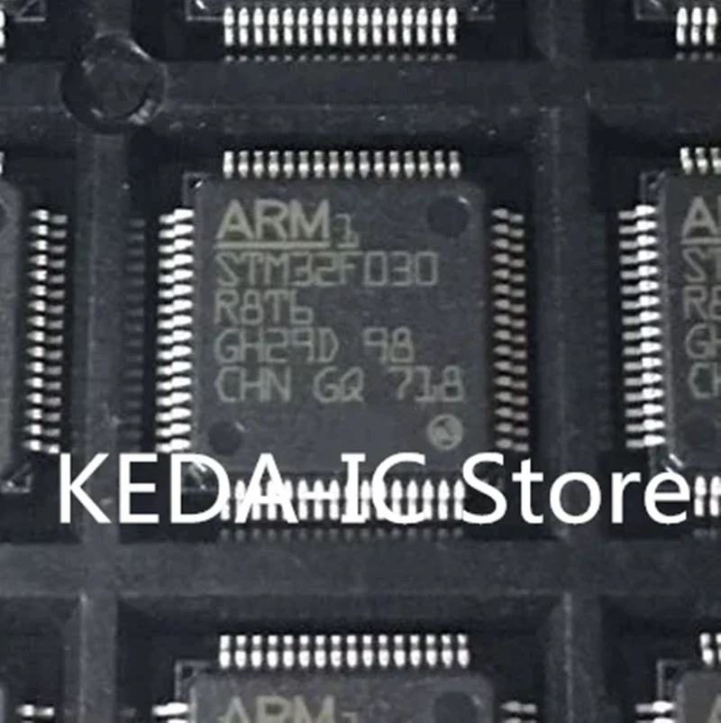 

10-500 шт./лот STM32F030R8T6 STM32F030 R8T6 LQFP64 Новый оригинал