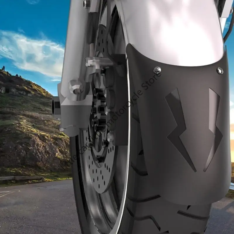 R9CC Motorbike Wheel Extension Mudguard for Effective Dirt and Water Deflection Easy Install Improved Bike Aesthetics