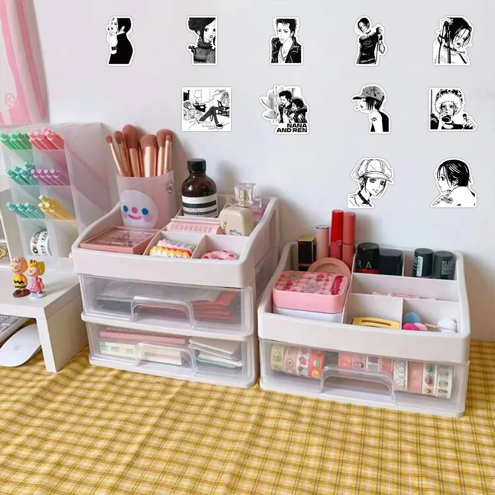 30/60/180p Anime NANA Stickers Cool Graffiti Decals DIY Decoration For Phone Laptop Stationery PVC Waterproof Sticker Toys Gift view 3