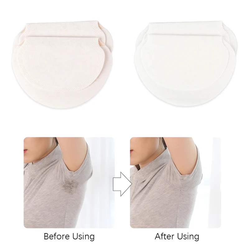 Disposable Underarm Sweat Pads Armpit Sweat Pads For Women And Men 20/30/50Pcs Cotton Underarm Pads For Sweating Lining Sticker