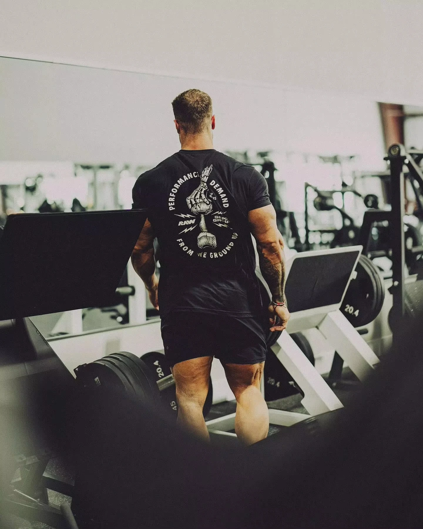 

2025 New RAW X GBRS Co Brand Tee Chris Cotton Sports Loose Fit Men Women Casual Gym Short Sleeve S-4XL
