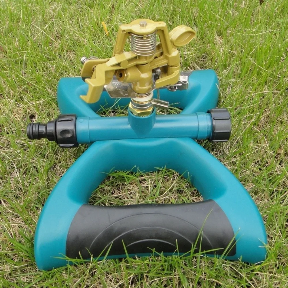 360° Rotation Impact Sprinkler Head Adjustable Nozzle High Flow Rate Lawn Irrigation Sprinkler Large Area Coverage Heavy Duty